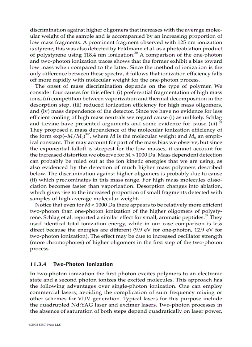 image for page Mass Spectrometry of Polymers 1st Edition
