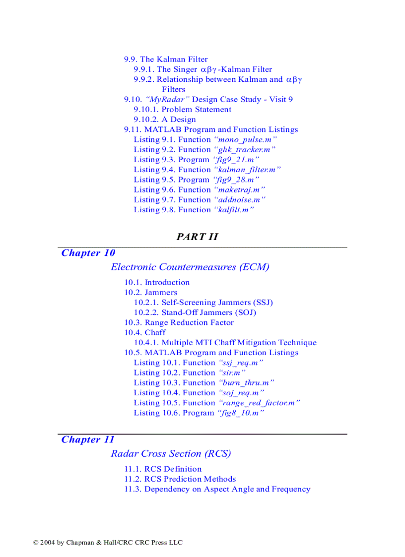 image for page MATLAB Simulations for Radar Systems Design