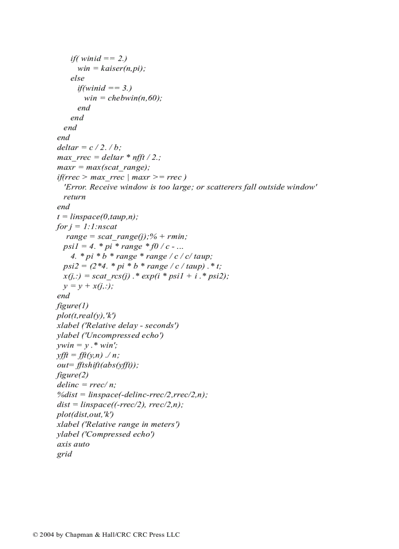 image for page MATLAB Simulations for Radar Systems Design