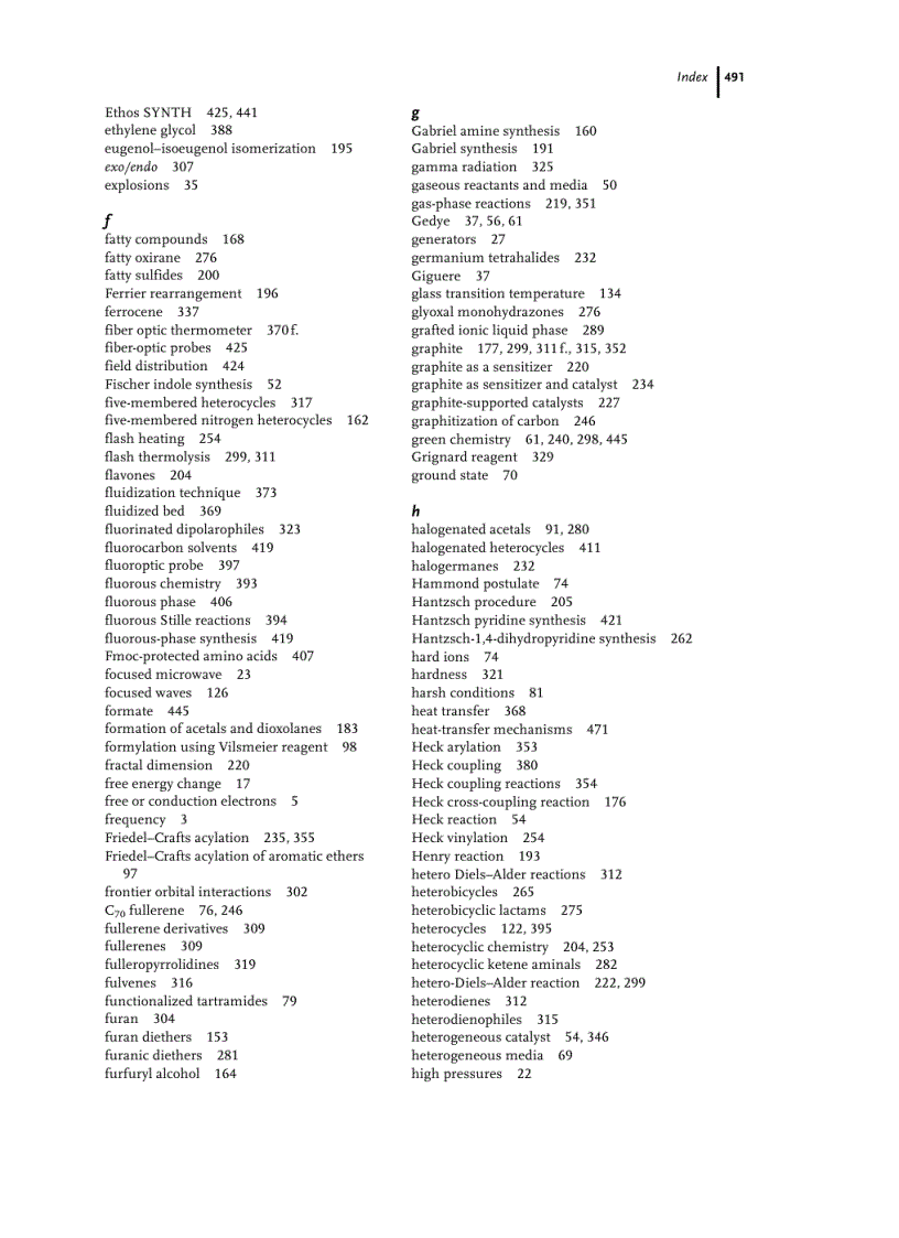 image for page Microwaves in Organic Synthesis