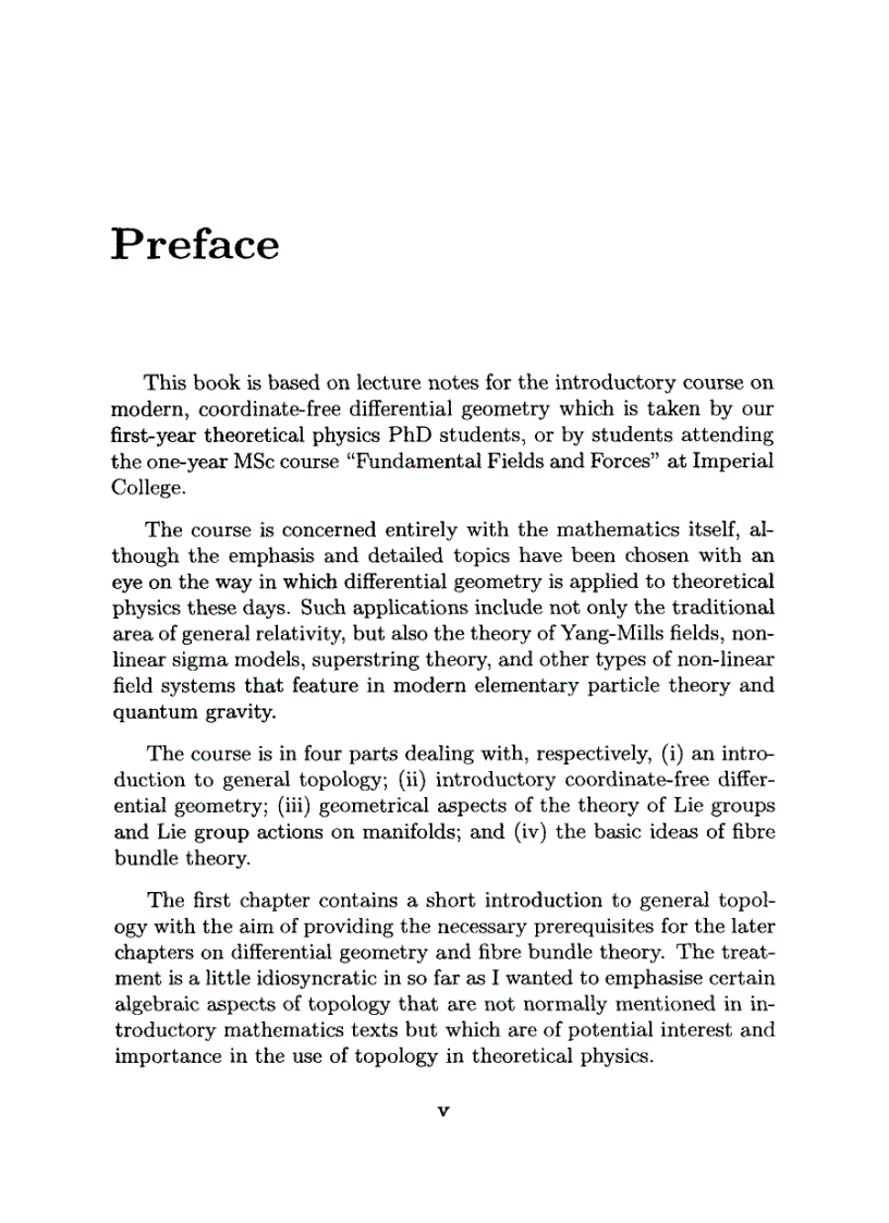 image for page Modern Differential Geometry for Physicists