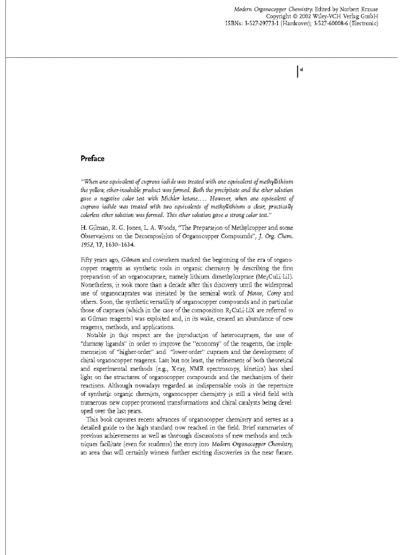 image for page Modern Organocopper Chemistry
