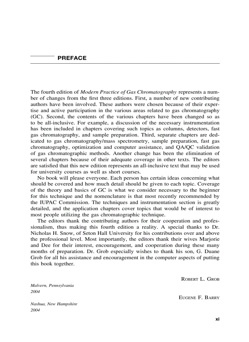 image for page Modern Practice of Gas Chromatography 4th Edition