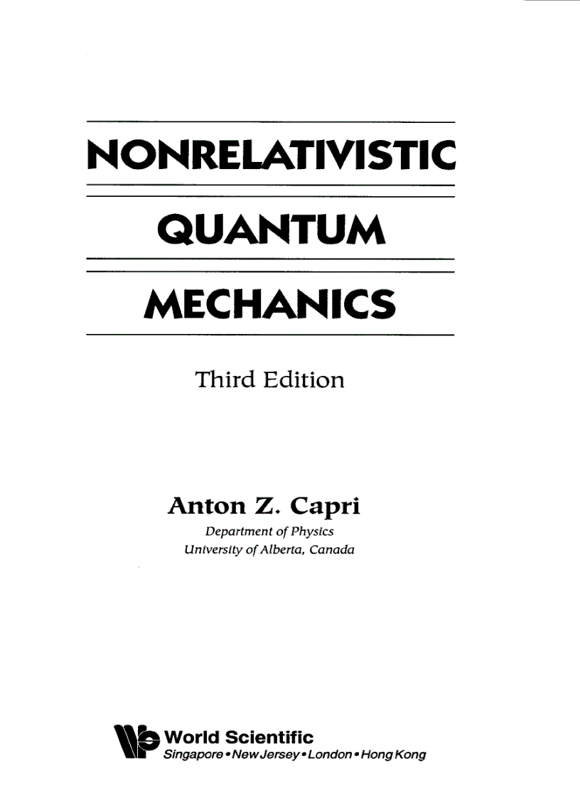 image for page Nonrelativistic Quantum Mechanics 3rd Edition