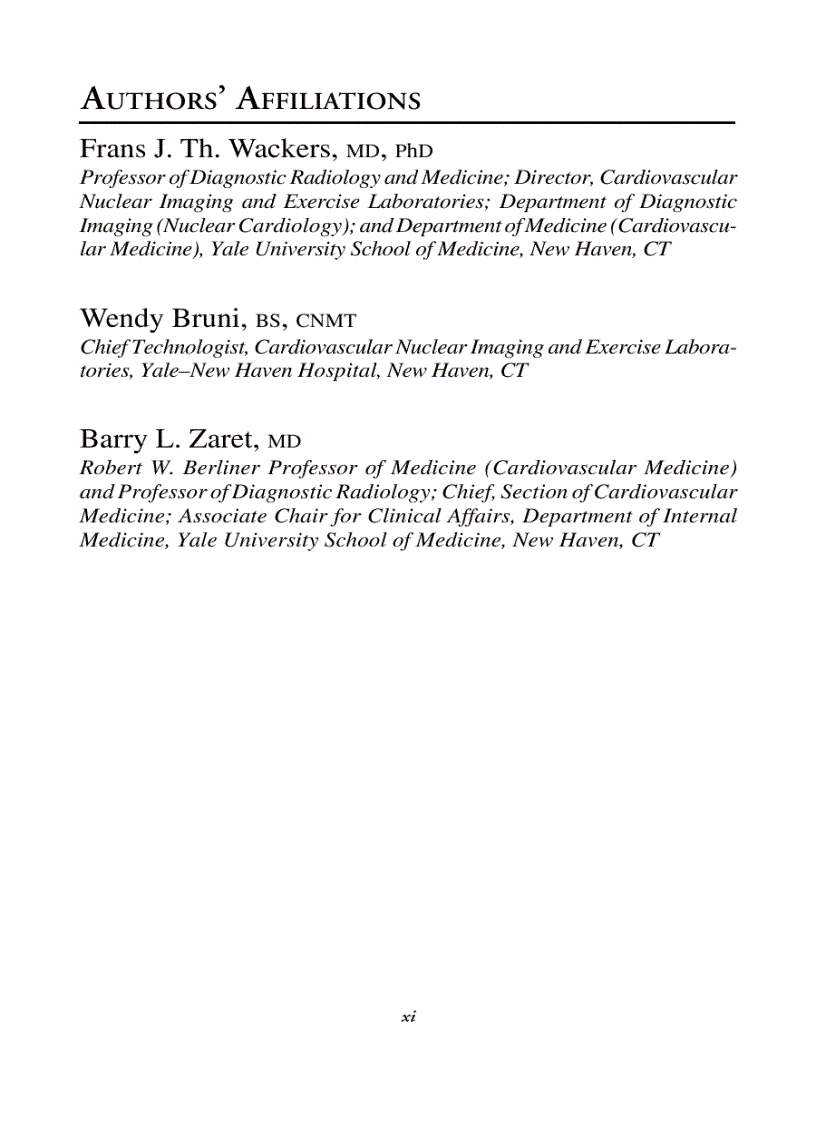 image for page Nuclear Cardiology