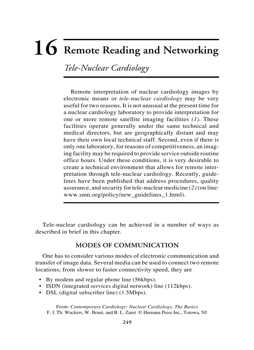 image for page Nuclear Cardiology