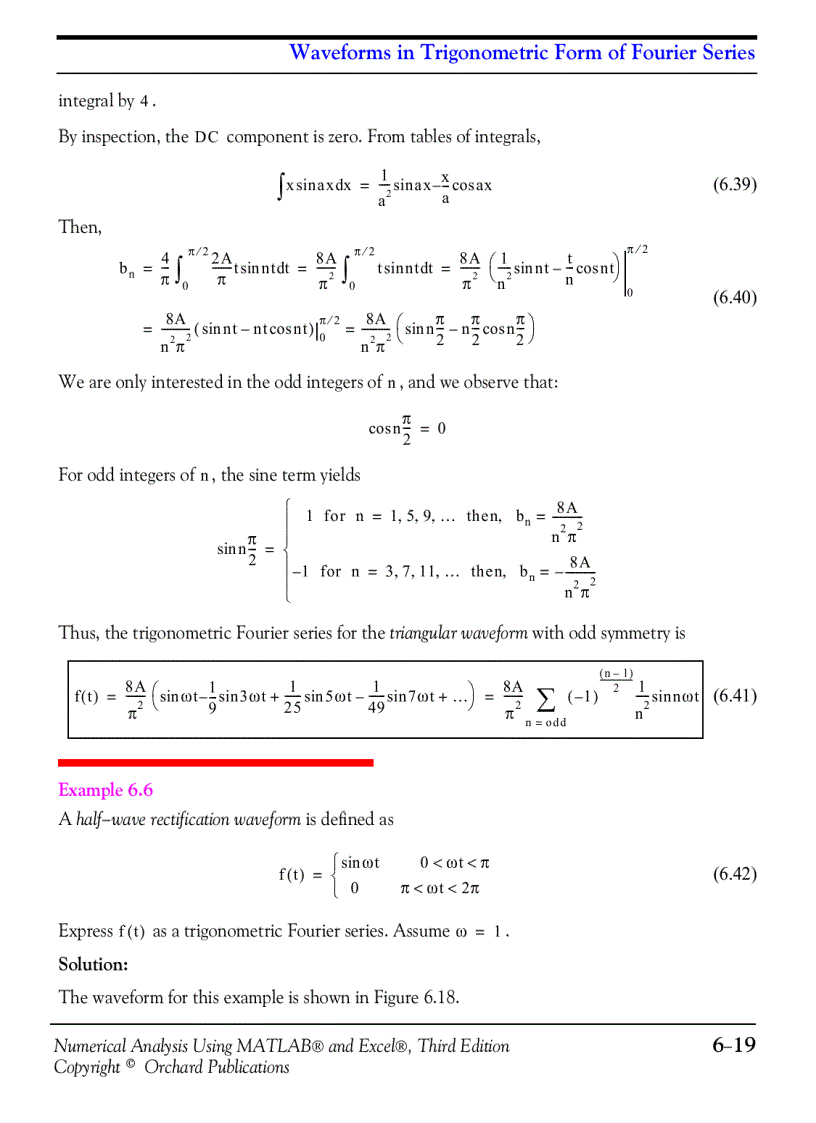 image for page Numerical Analysis Using MATLAB and Excel 3rd Edition