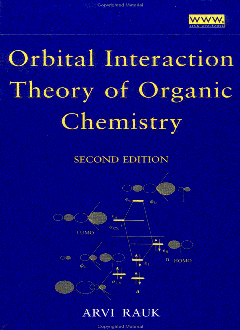 Orbital Interaction Theory of Organic Chemistry 2nd Edition