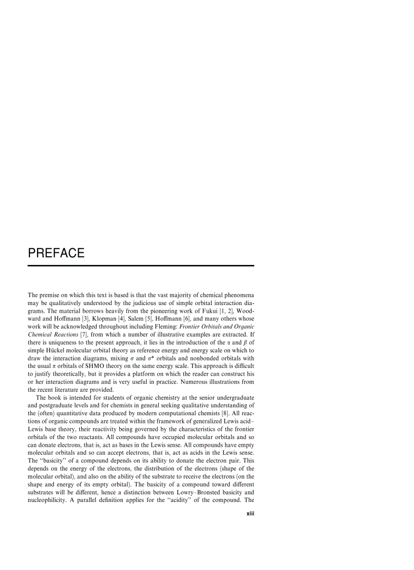 image for page Orbital Interaction Theory of Organic Chemistry 2nd Edition