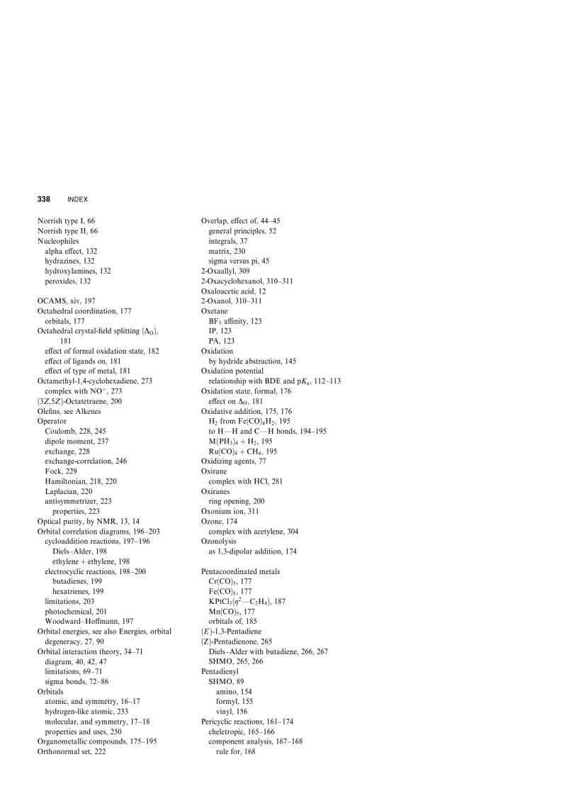image for page Orbital Interaction Theory of Organic Chemistry 2nd Edition