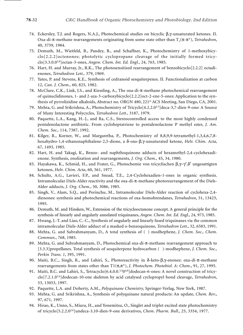 image for page Organic Photochemistry and Photobiology 2nd Edition