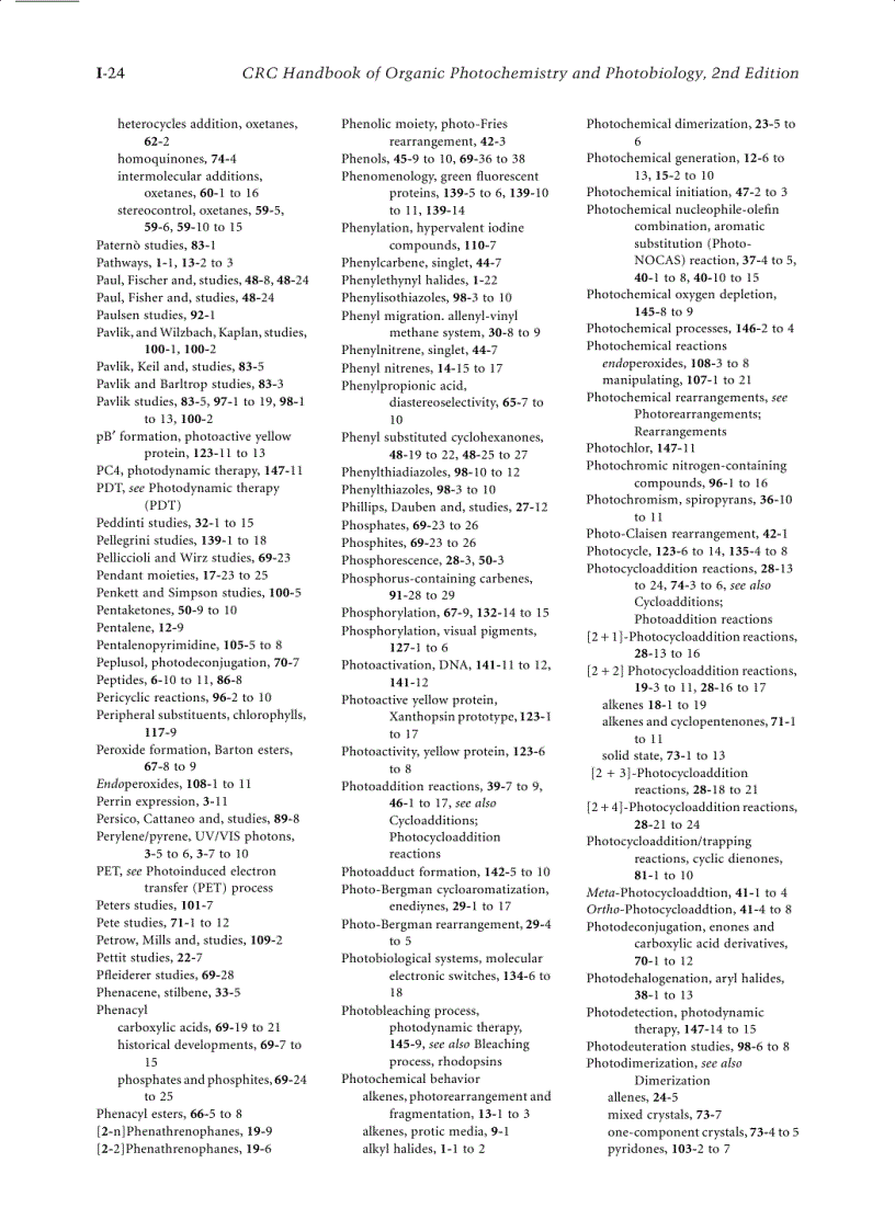 image for page Organic Photochemistry and Photobiology 2nd Edition