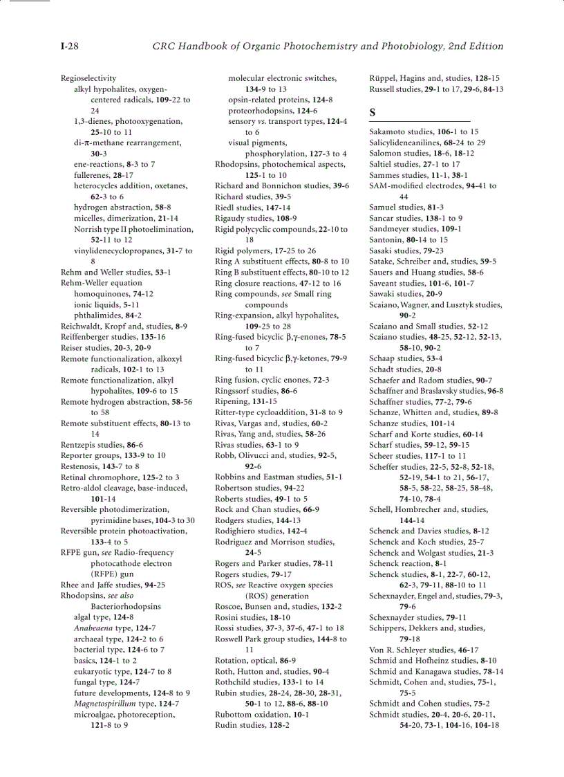 image for page Organic Photochemistry and Photobiology 2nd Edition