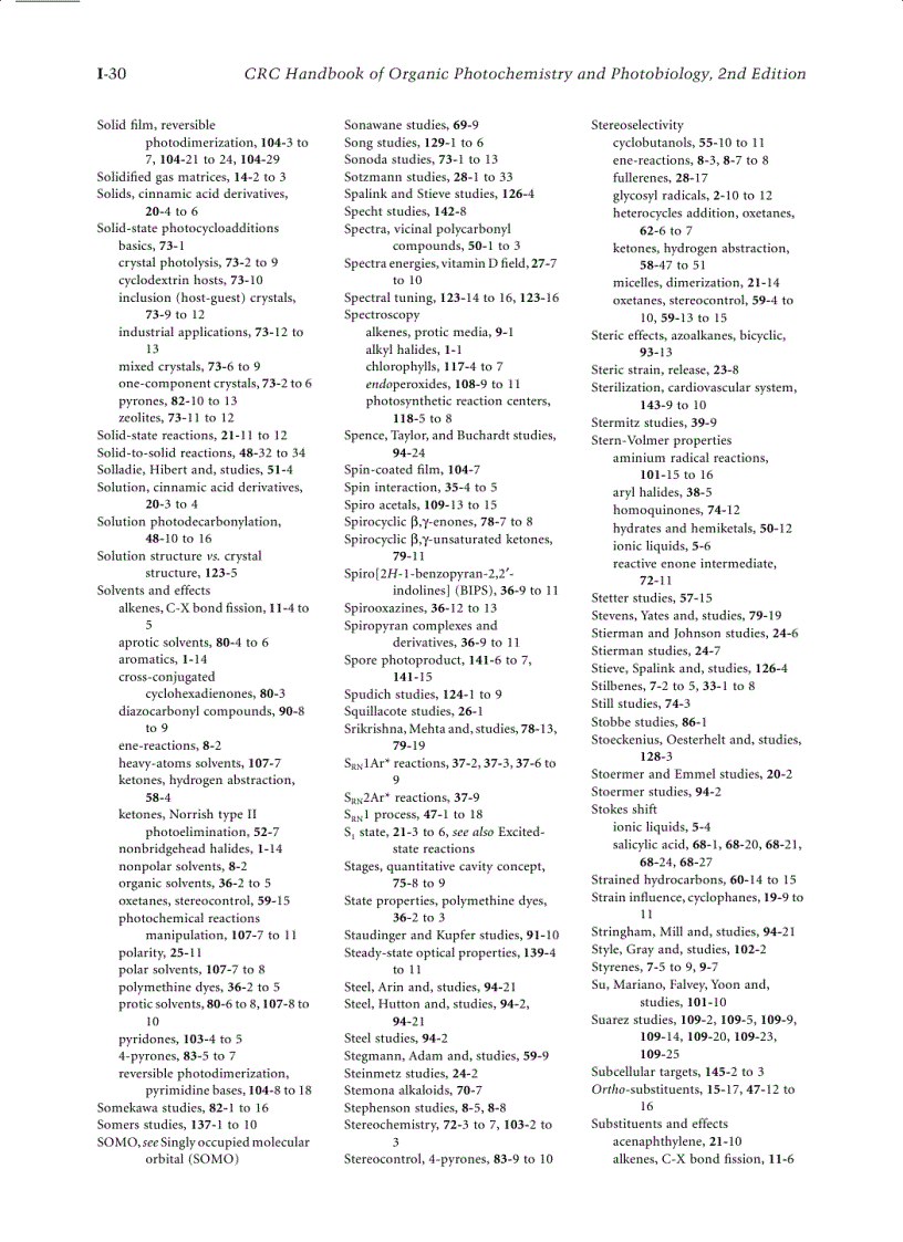 image for page Organic Photochemistry and Photobiology 2nd Edition