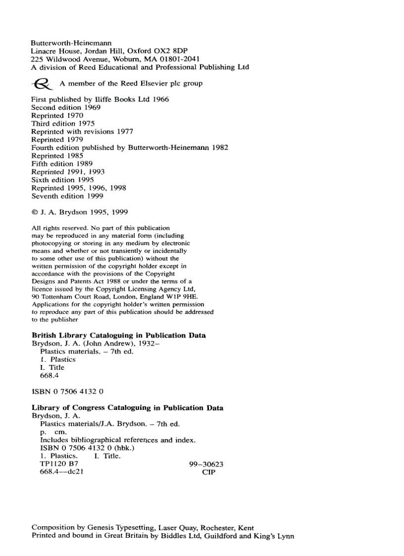 image for page Plastics Materials 7th Edition