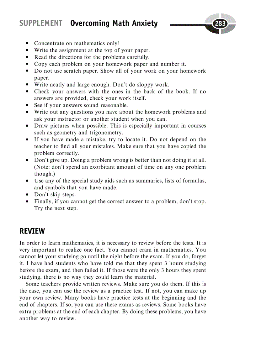 image for page Pre Algebra Demystified A Self Teaching Guide