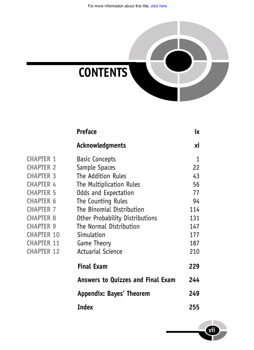 image for page Probability Demystified A Self Teaching Guide