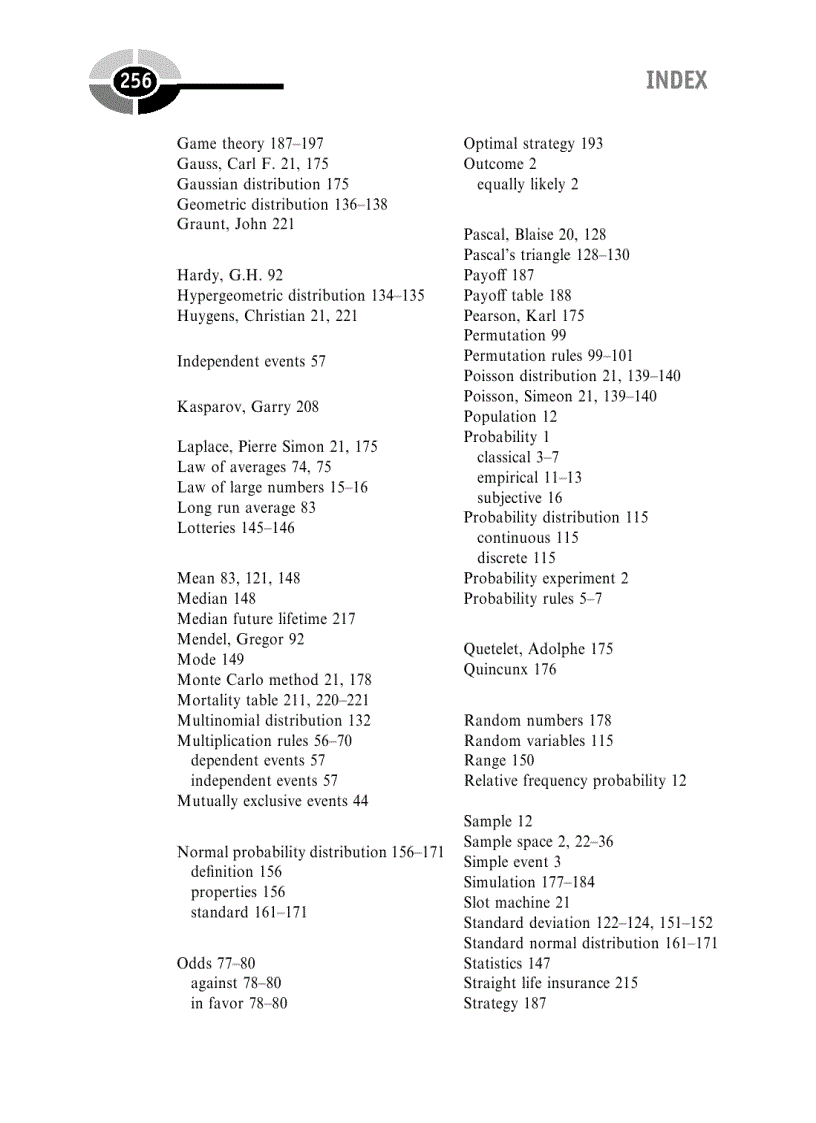 image for page Probability Demystified A Self Teaching Guide