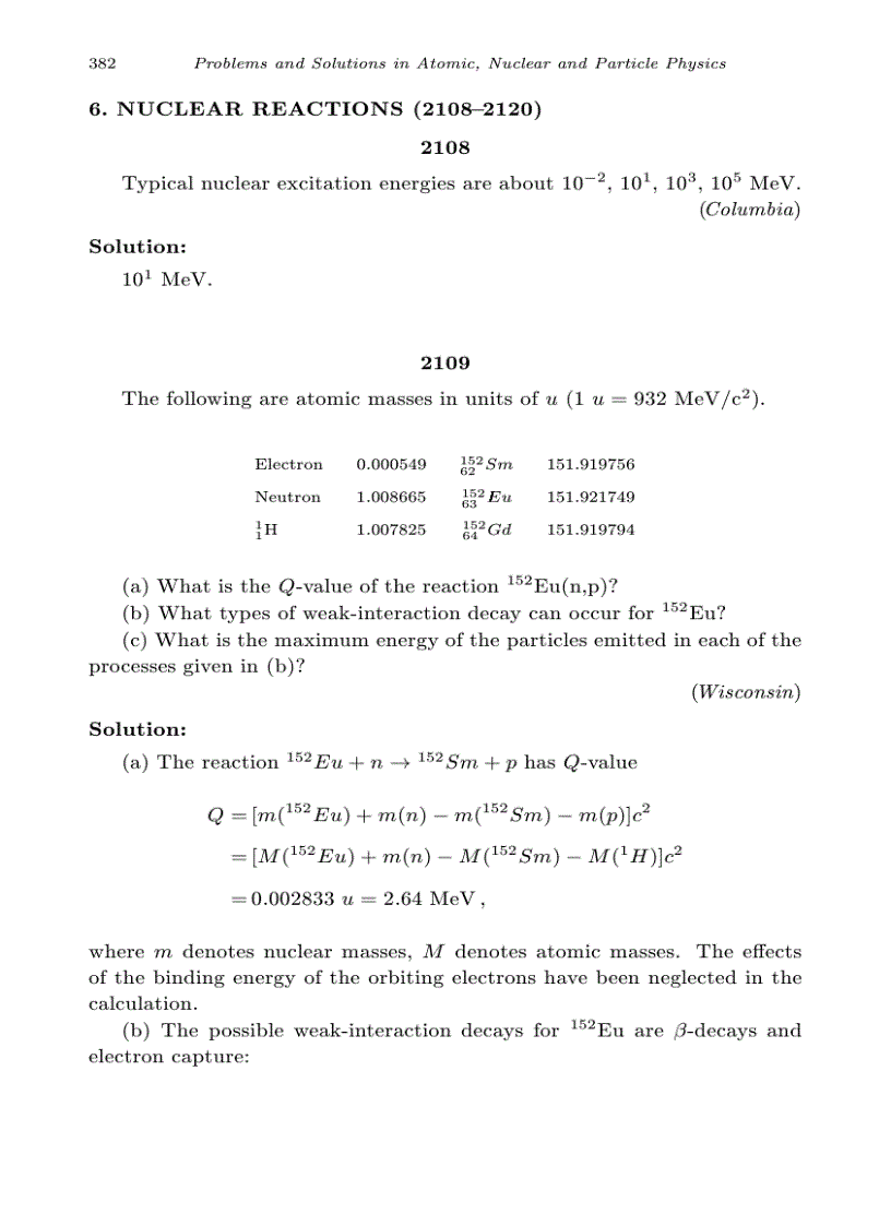 image for page Problems and Solutions on Atomic Nuclear and Particle Physics