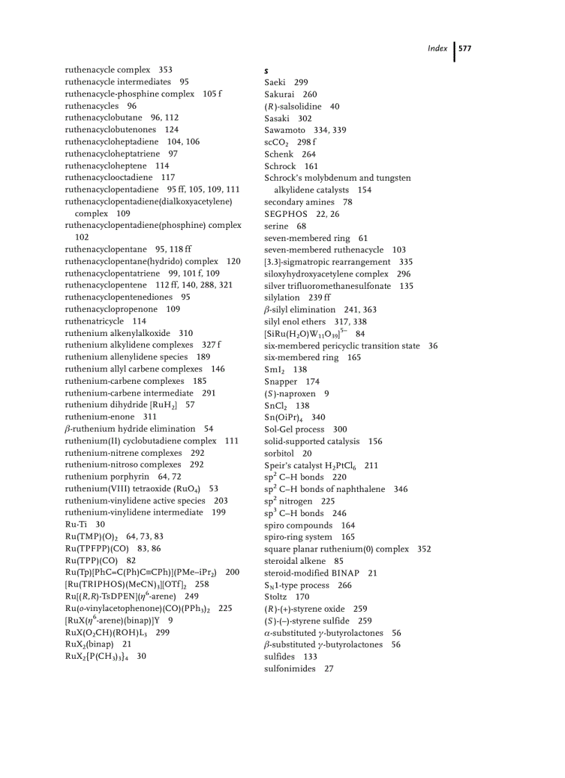 image for page Ruthenium in Organic Synthesis