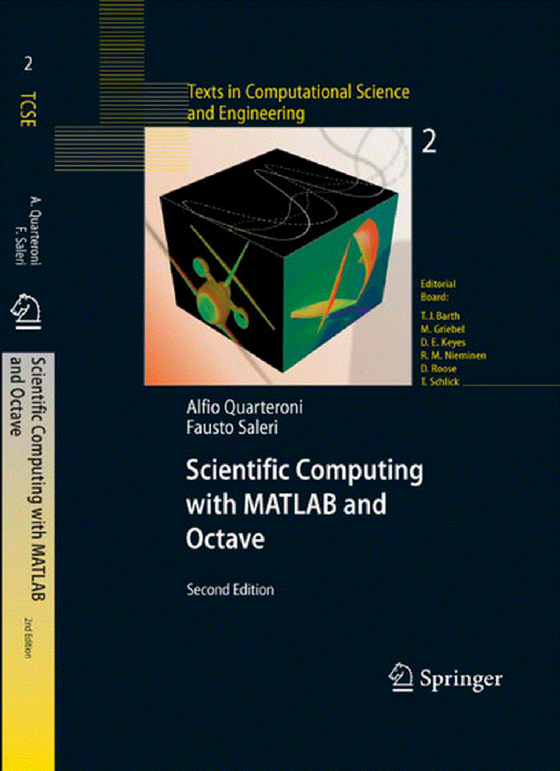 image for page Scientific Computing with MATLAB and Octave 2nd Edition