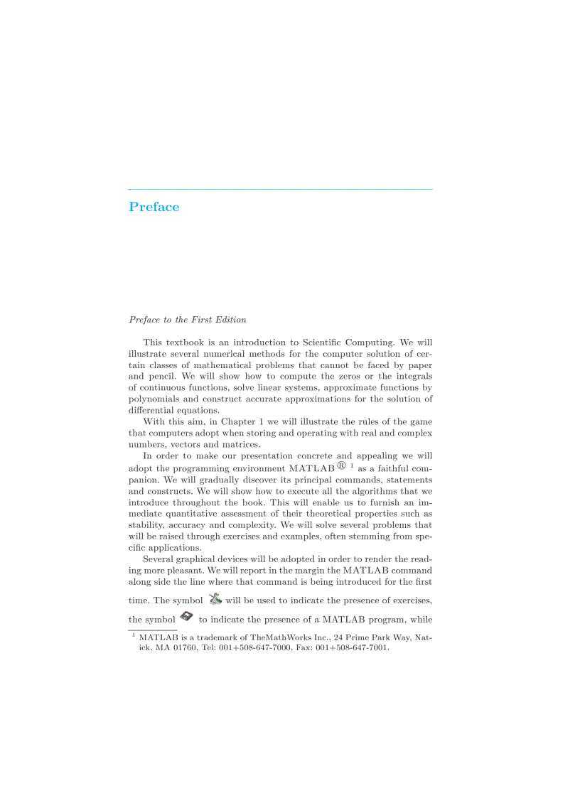 image for page Scientific Computing with MATLAB and Octave 2nd Edition