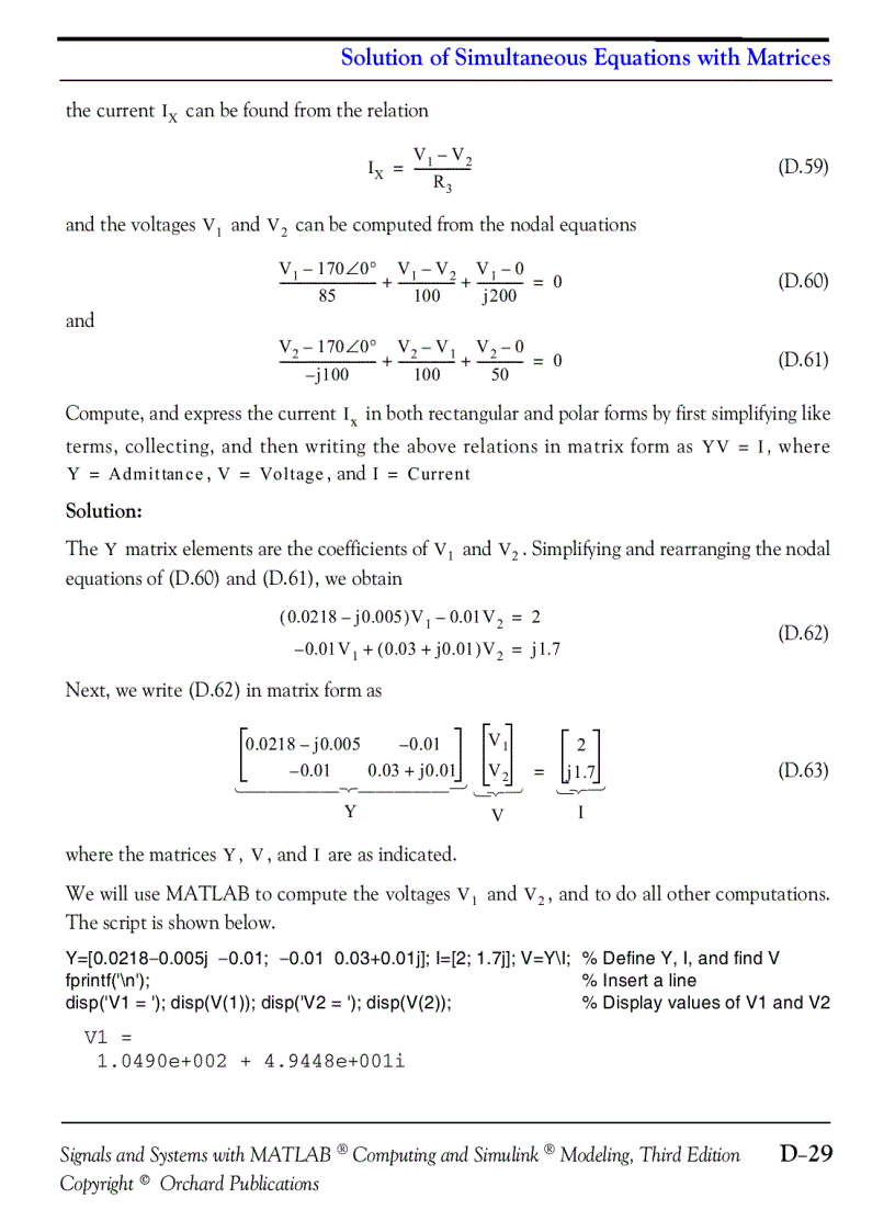 image for page Signals and Systems with MATLAB Computing and Simulink Modeling 3rd Ed