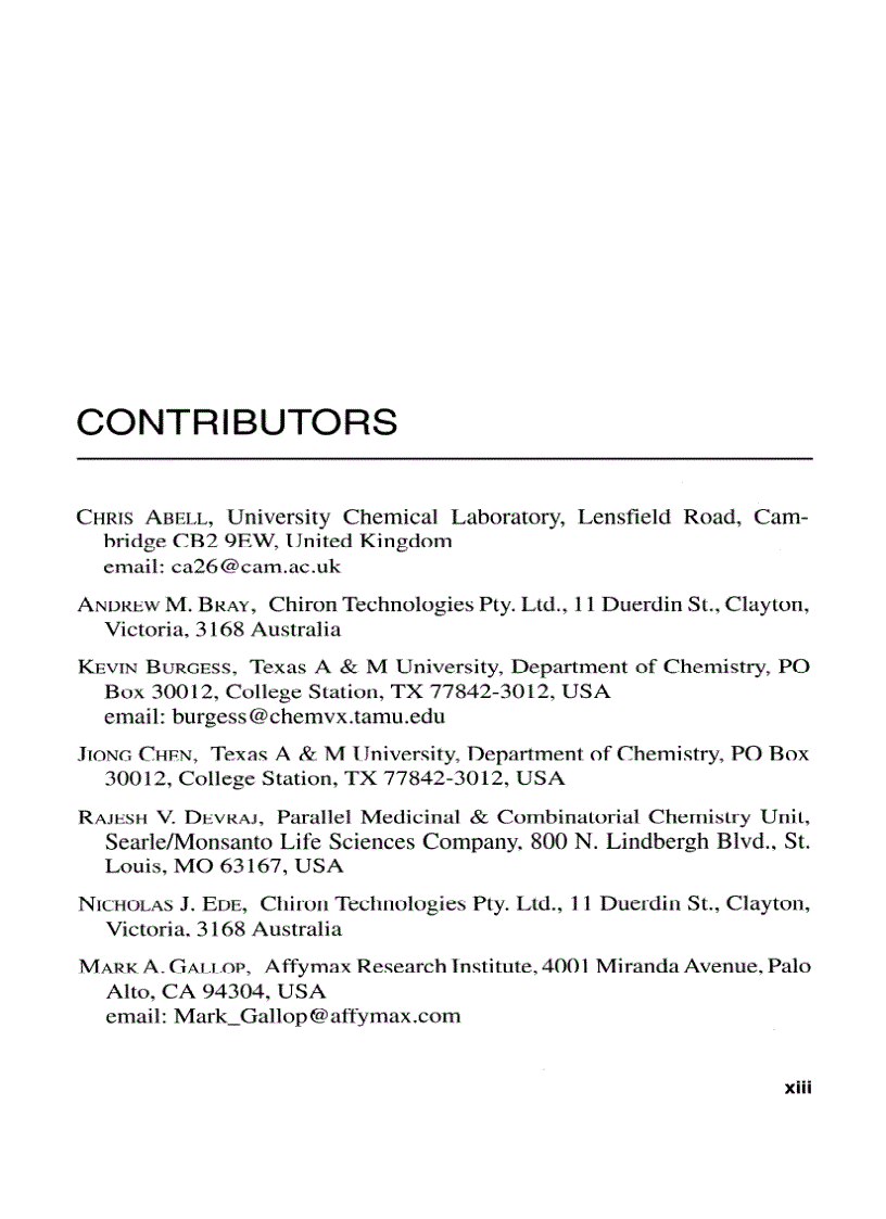 image for page Solid Phase Organic Synthesis 1st Edition
