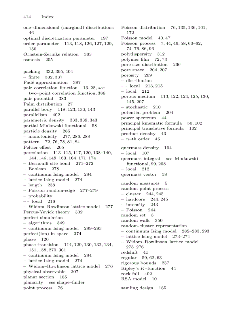 image for page Statistical Physics and Spatial Statistics