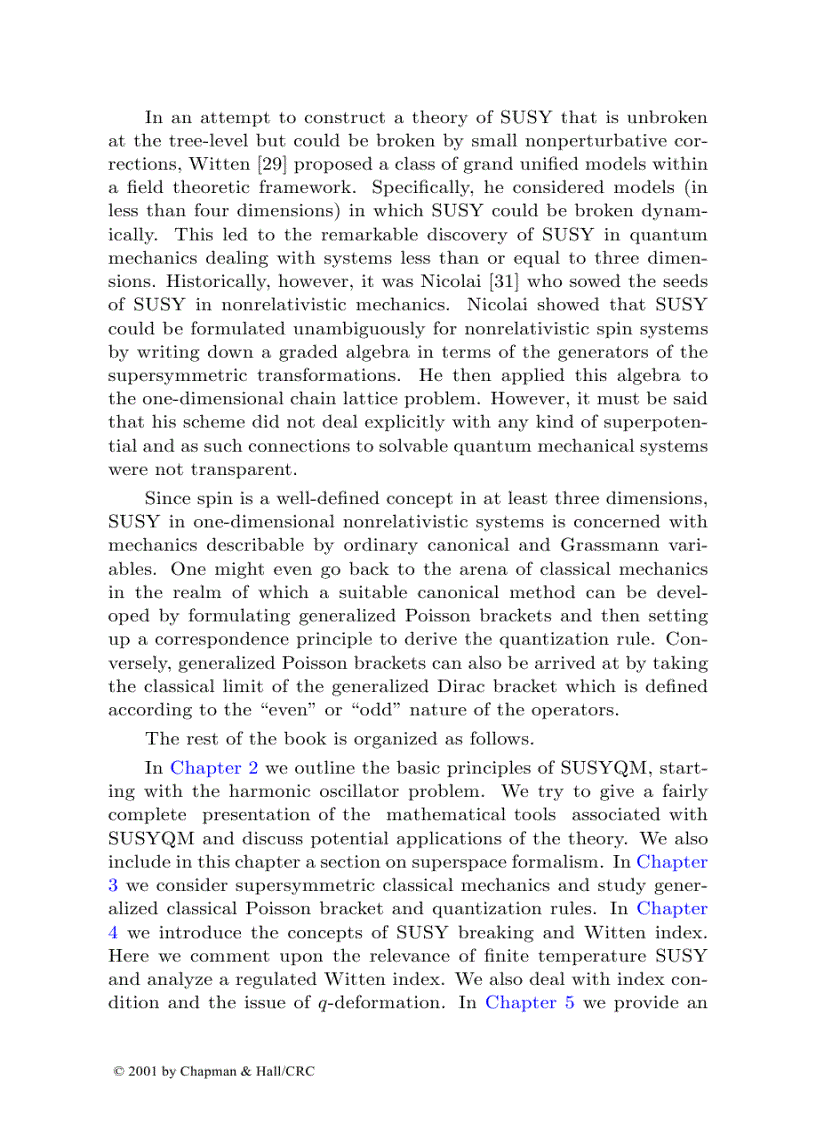 image for page Supersymmetry In Quantum and Classical Mechanics