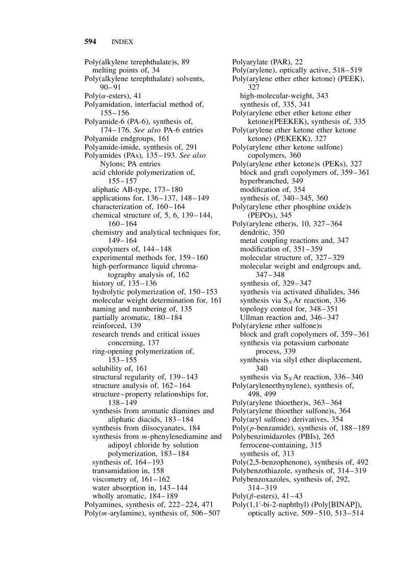 image for page Synthetic Methods in Step Growth Polymers