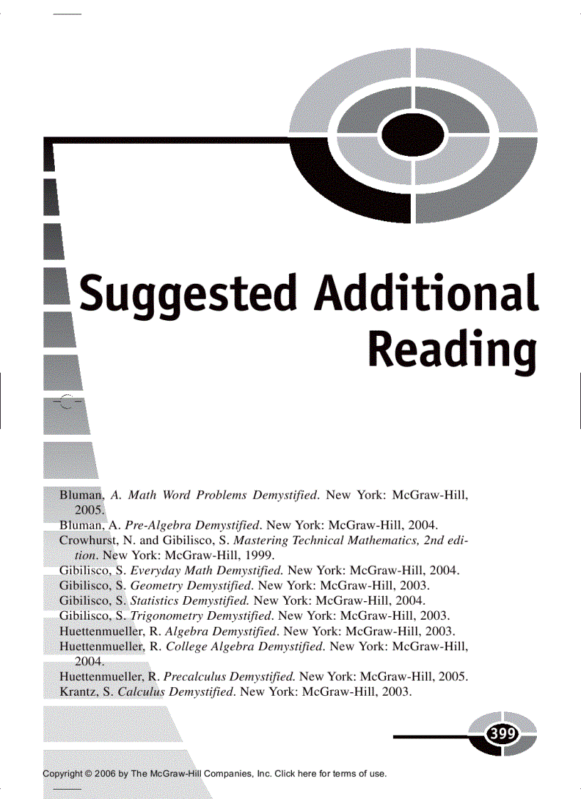 image for page Technical Math Demystified A Self Teaching Guide