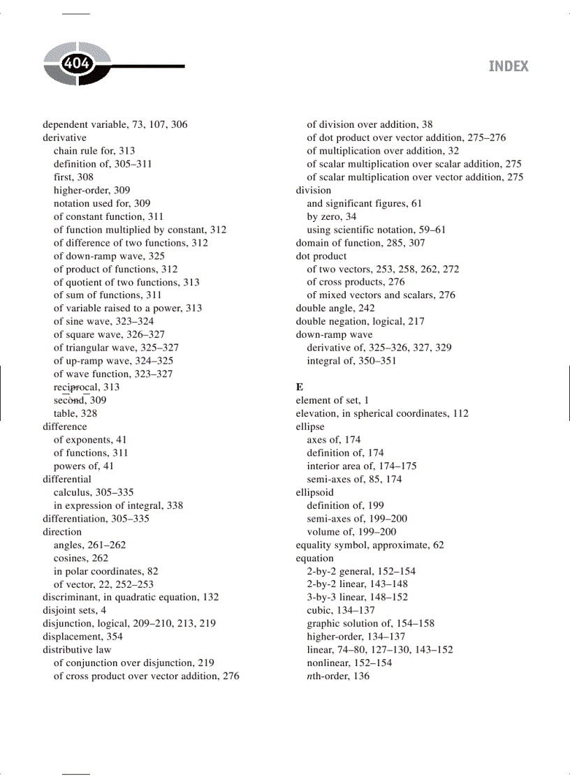 image for page Technical Math Demystified A Self Teaching Guide