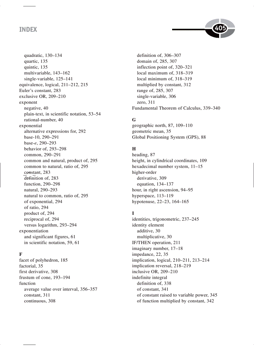 image for page Technical Math Demystified A Self Teaching Guide