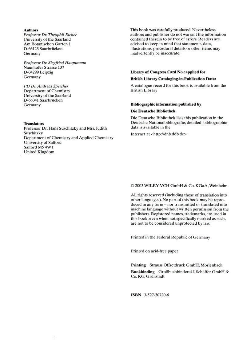 image for page The Chemistry of Heterocycles 2nd Edition