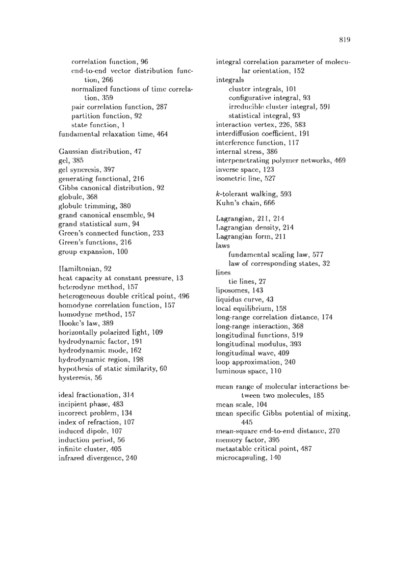 image for page Thermodynamics of Systems Containing Flexible Chain Polymers