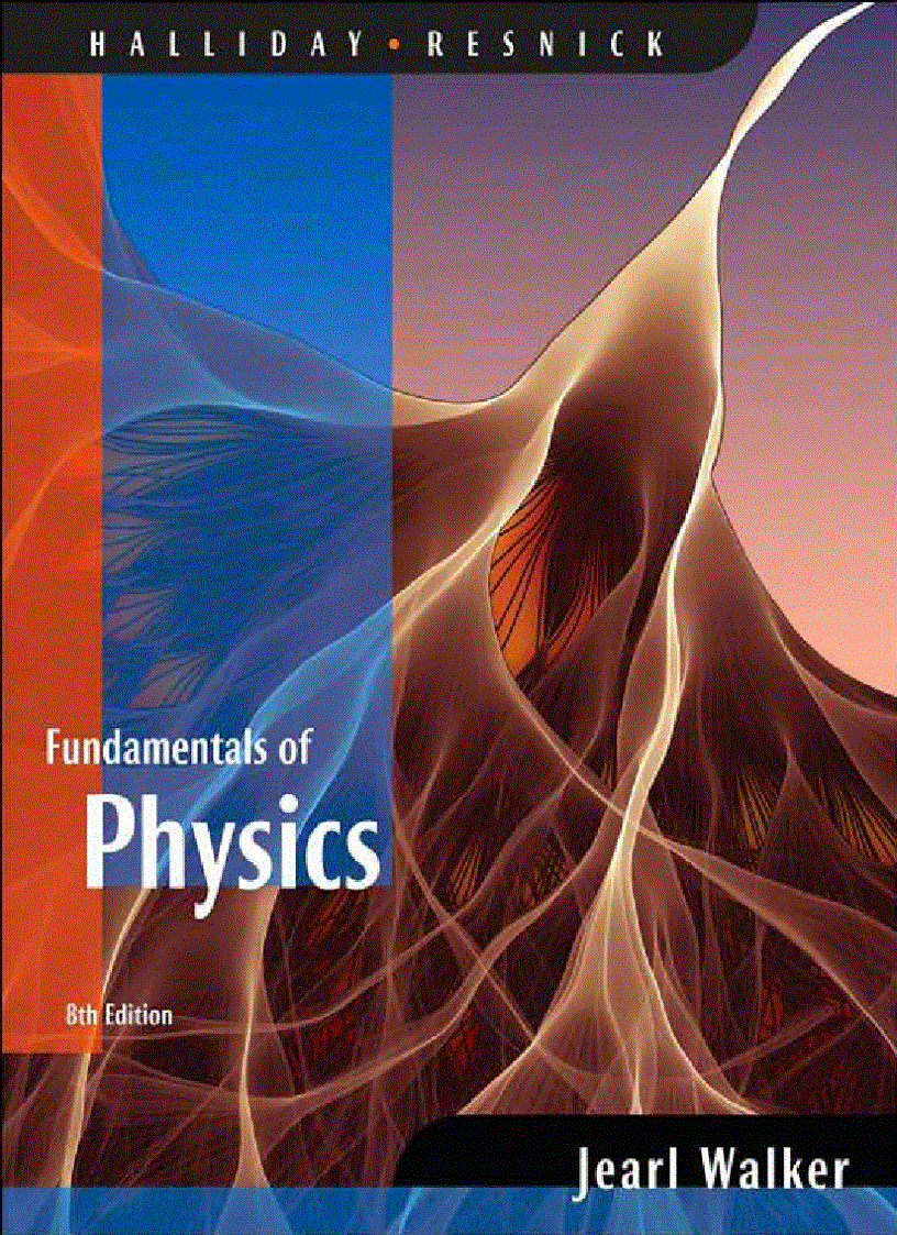image for page Wiley Fundamentals of Physics 8th Edition