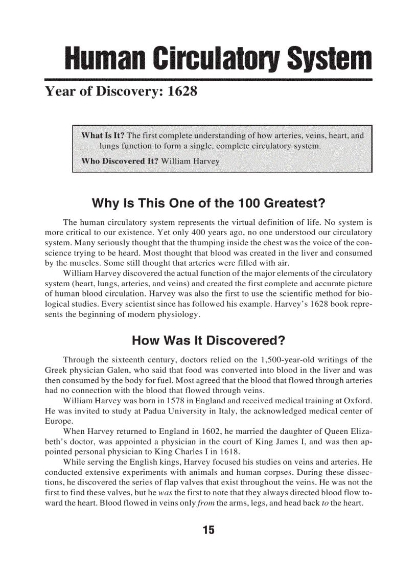 image for page 100 Greatest Science Discoveries of All Time