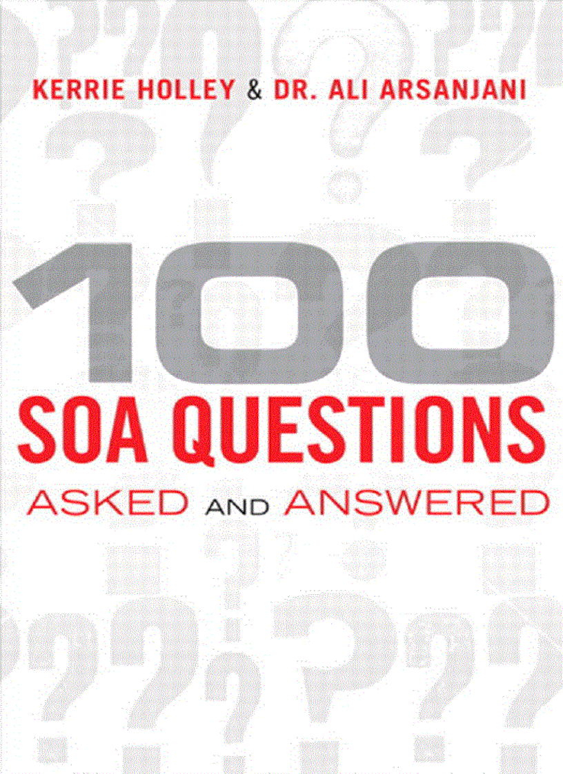 image for page 100 SOA Questions Asked and Answered