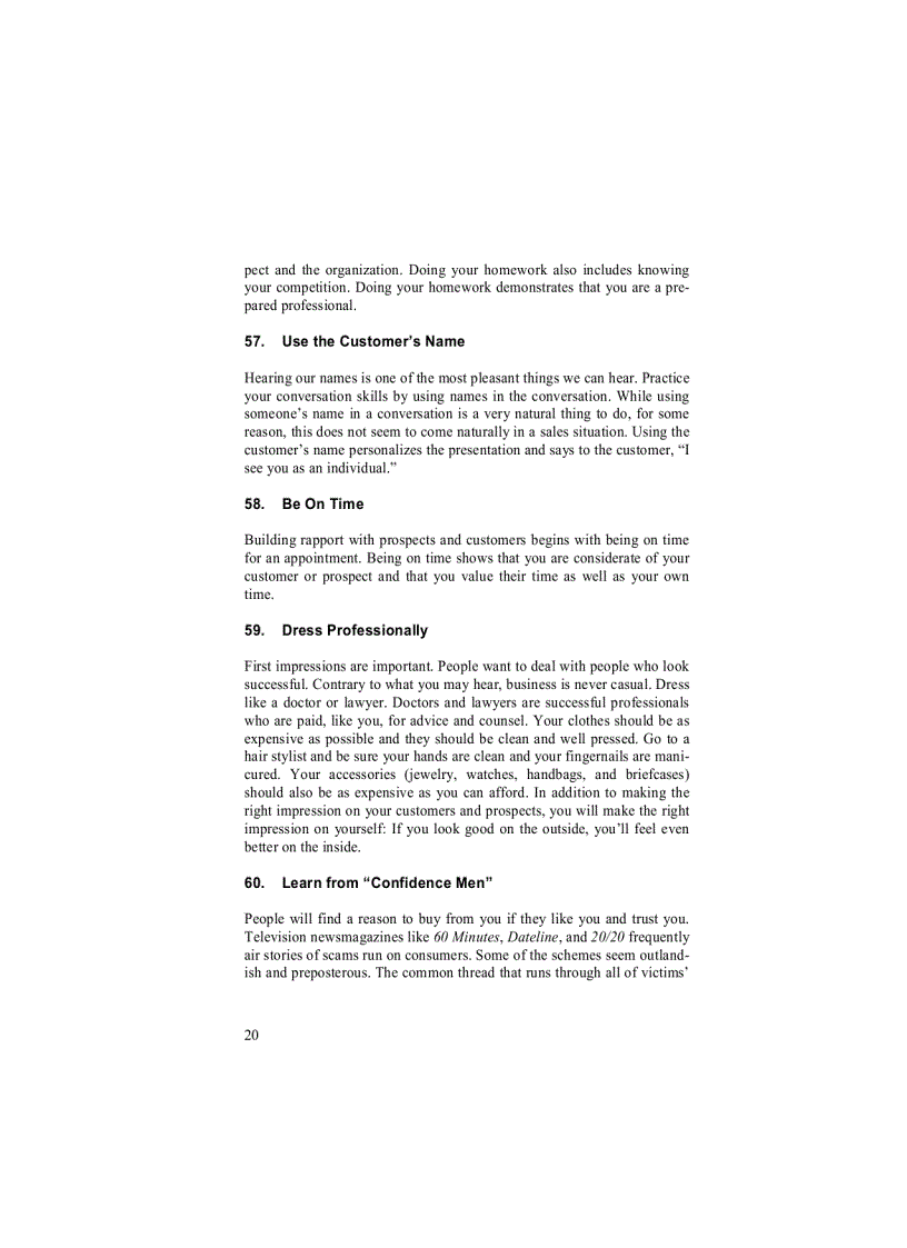 image for page 101 Ways to Succeed in Selling By Greg Gore