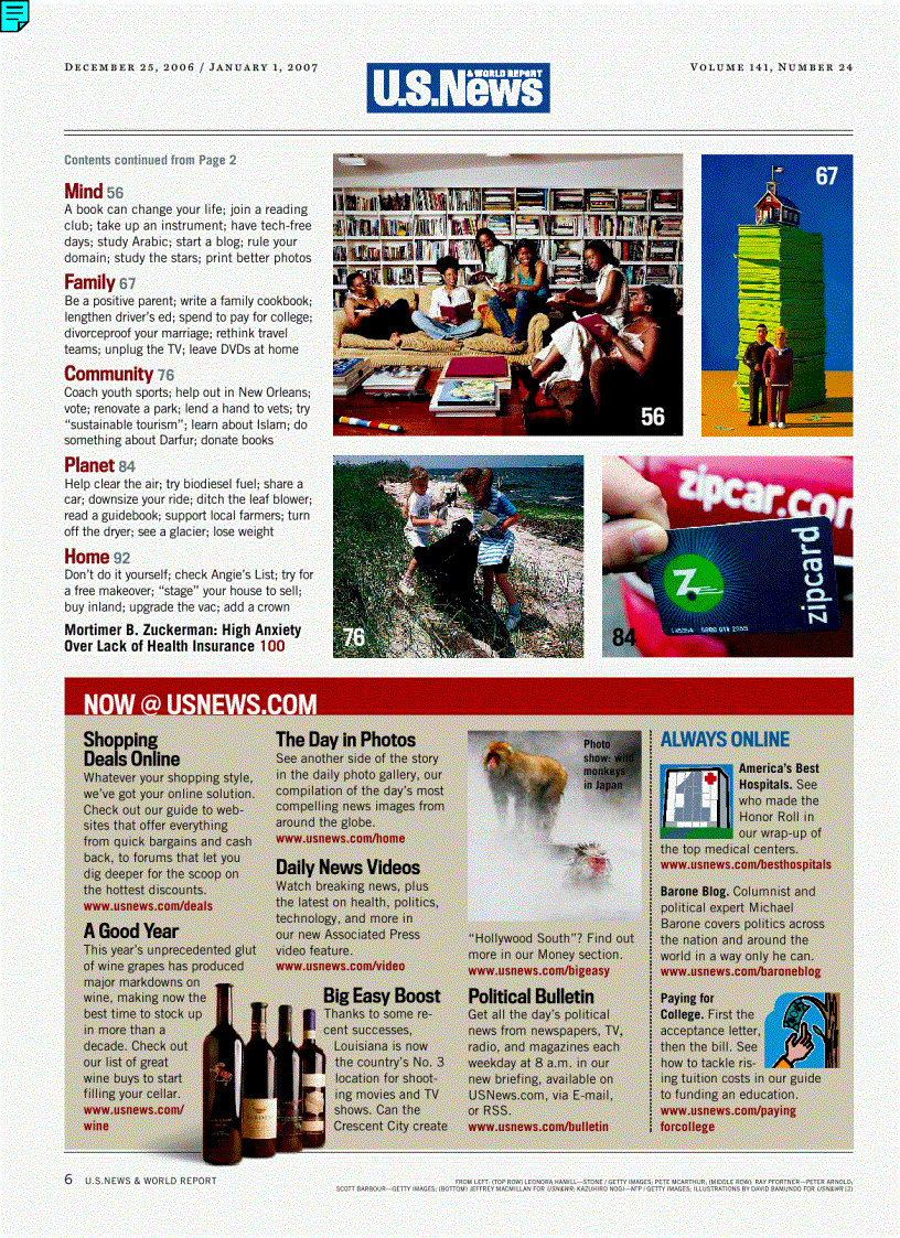 image for page 50 Way To Improve Your Life In 2007