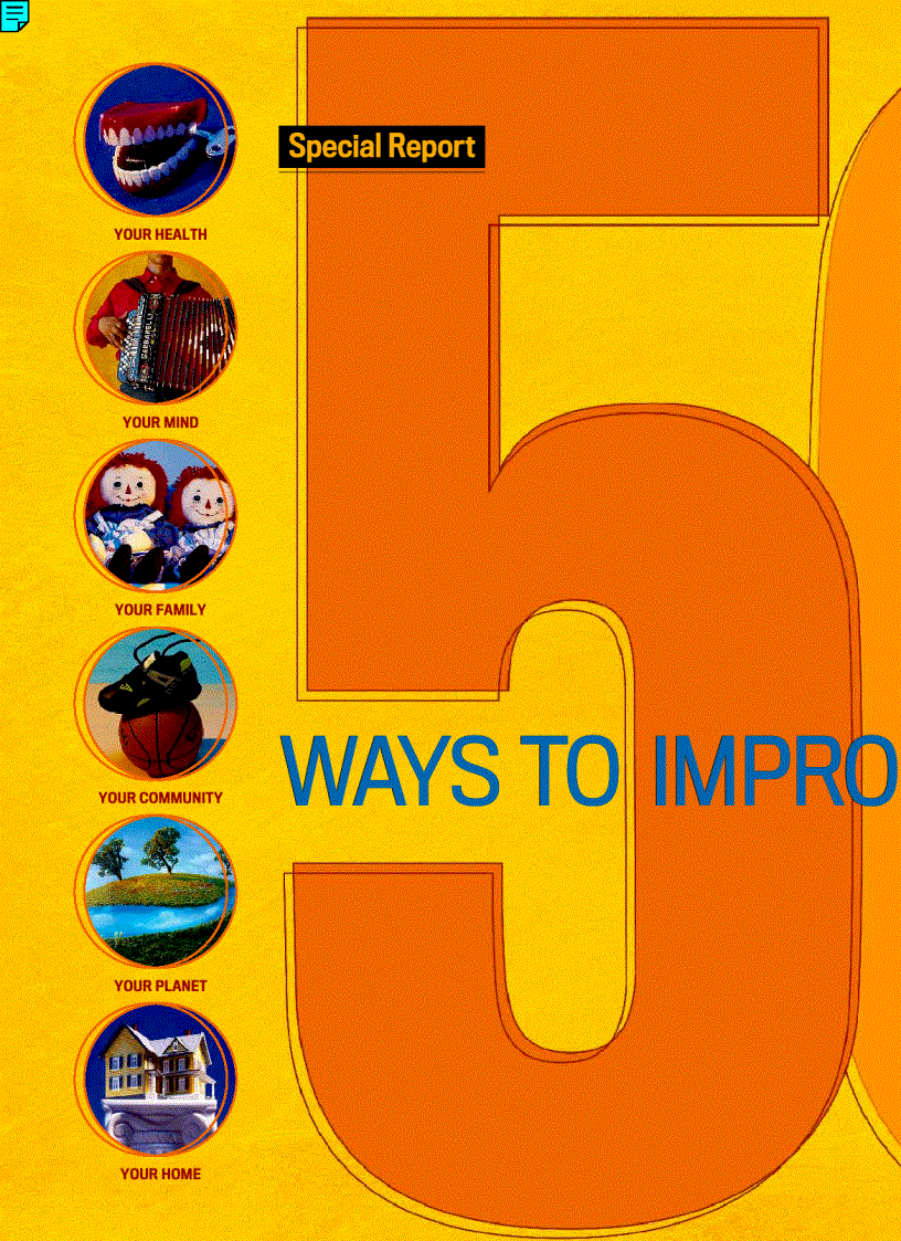 image for page 50 Way To Improve Your Life In 2007