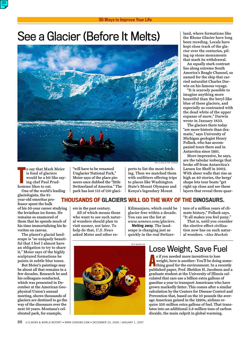 image for page 50 Way To Improve Your Life In 2007