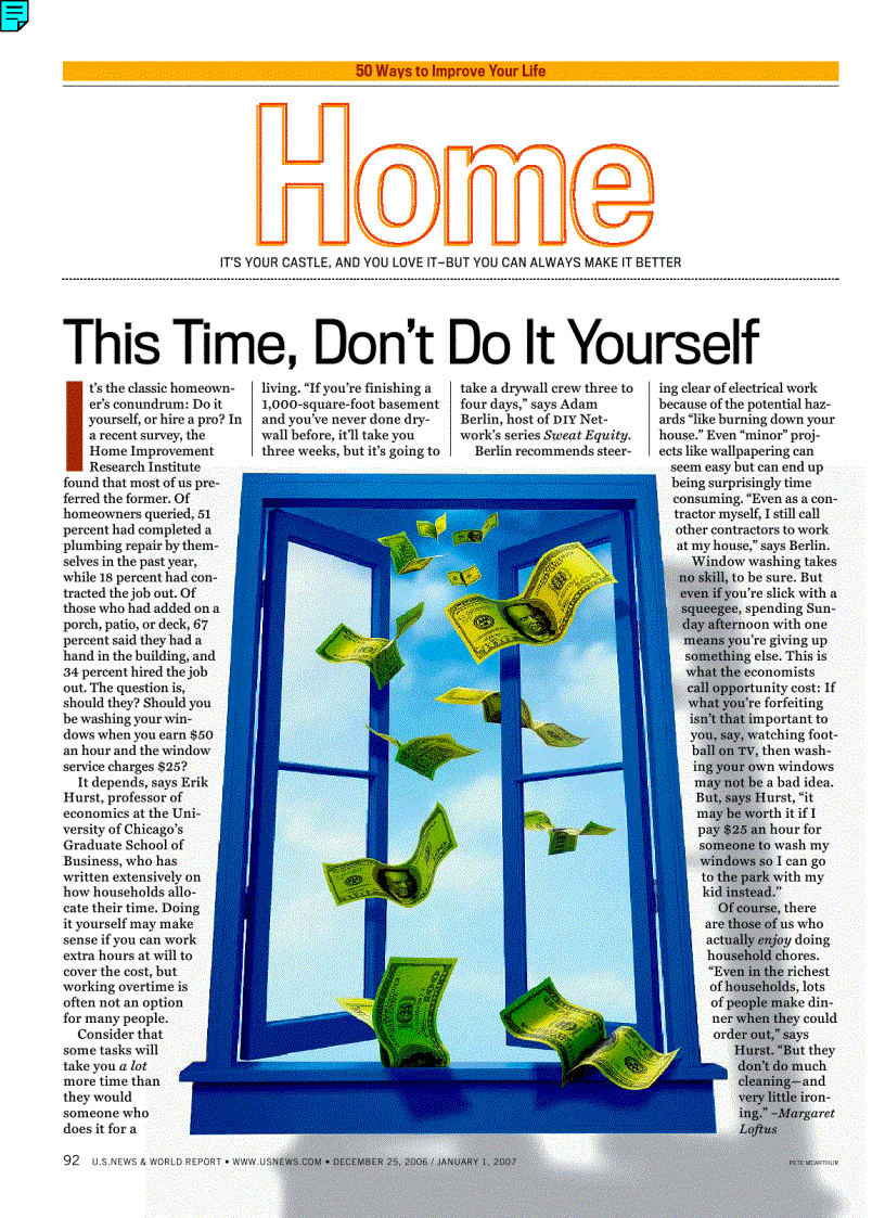 image for page 50 Way To Improve Your Life In 2007