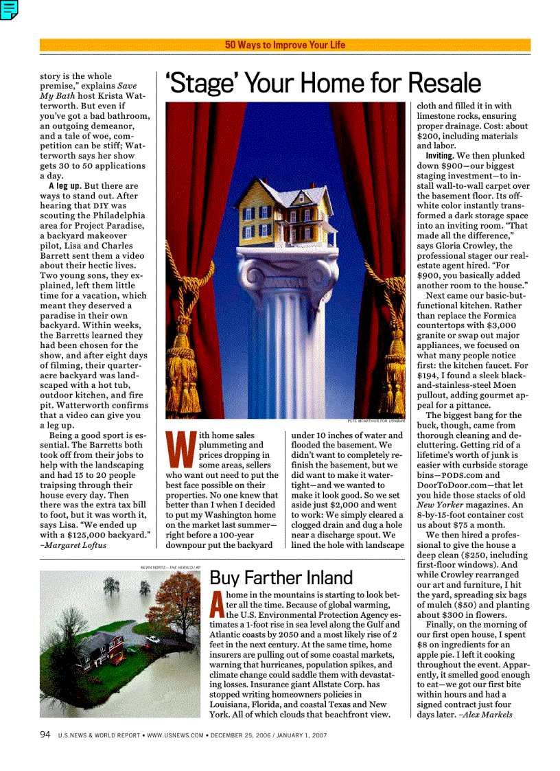 image for page 50 Way To Improve Your Life In 2007