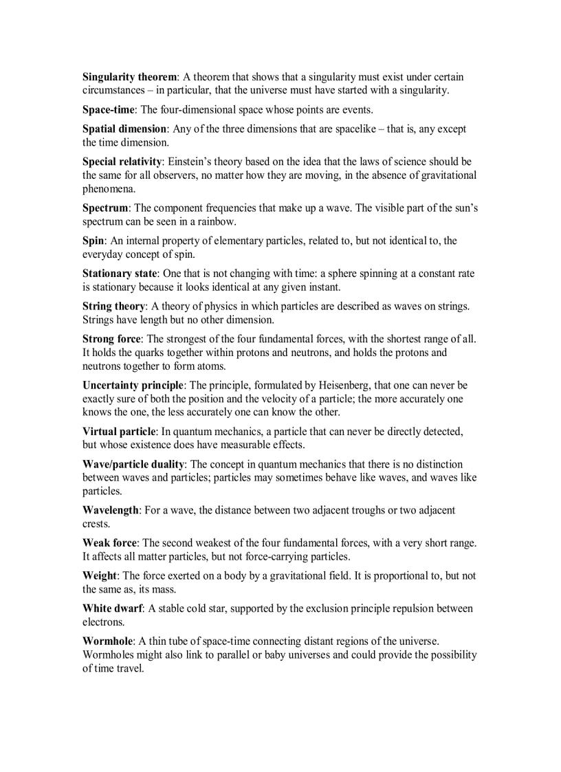 image for page A Brief Story of Time From the Big Bang to Black Holes S Hawking