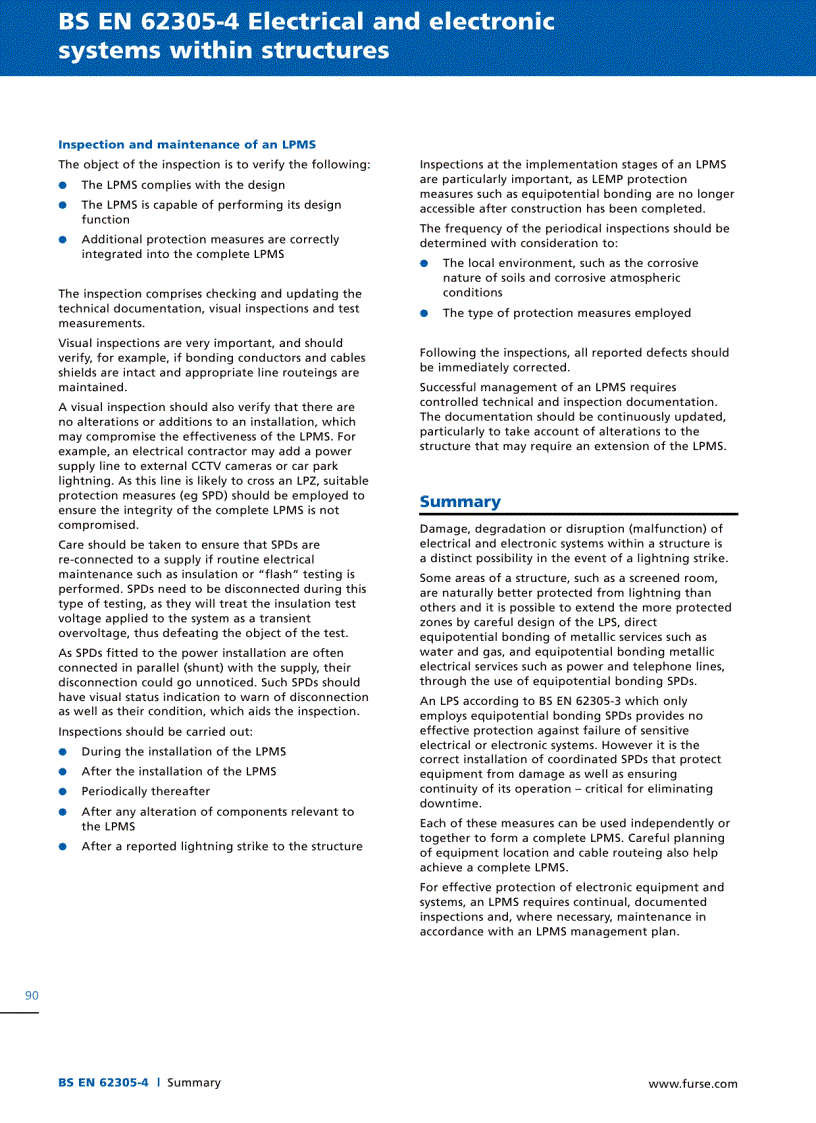 image for page A Guide to BS EN 62305 2006 Protection Against Lightning