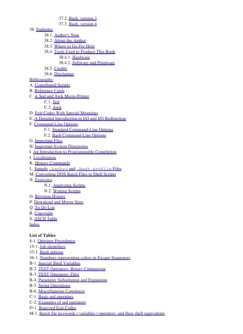 image for page Advanced Bash Scripting Guide