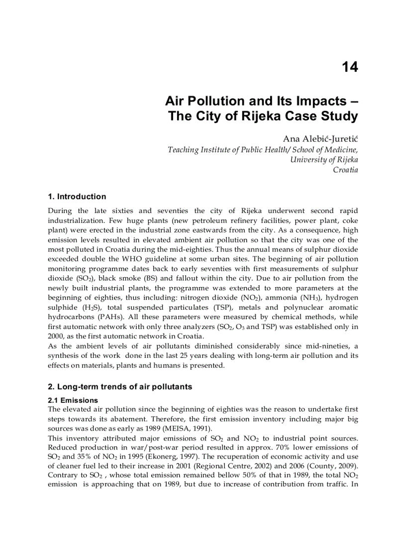 image for page Advanced Topics in Environmental Health and Air Pollution Case Studies