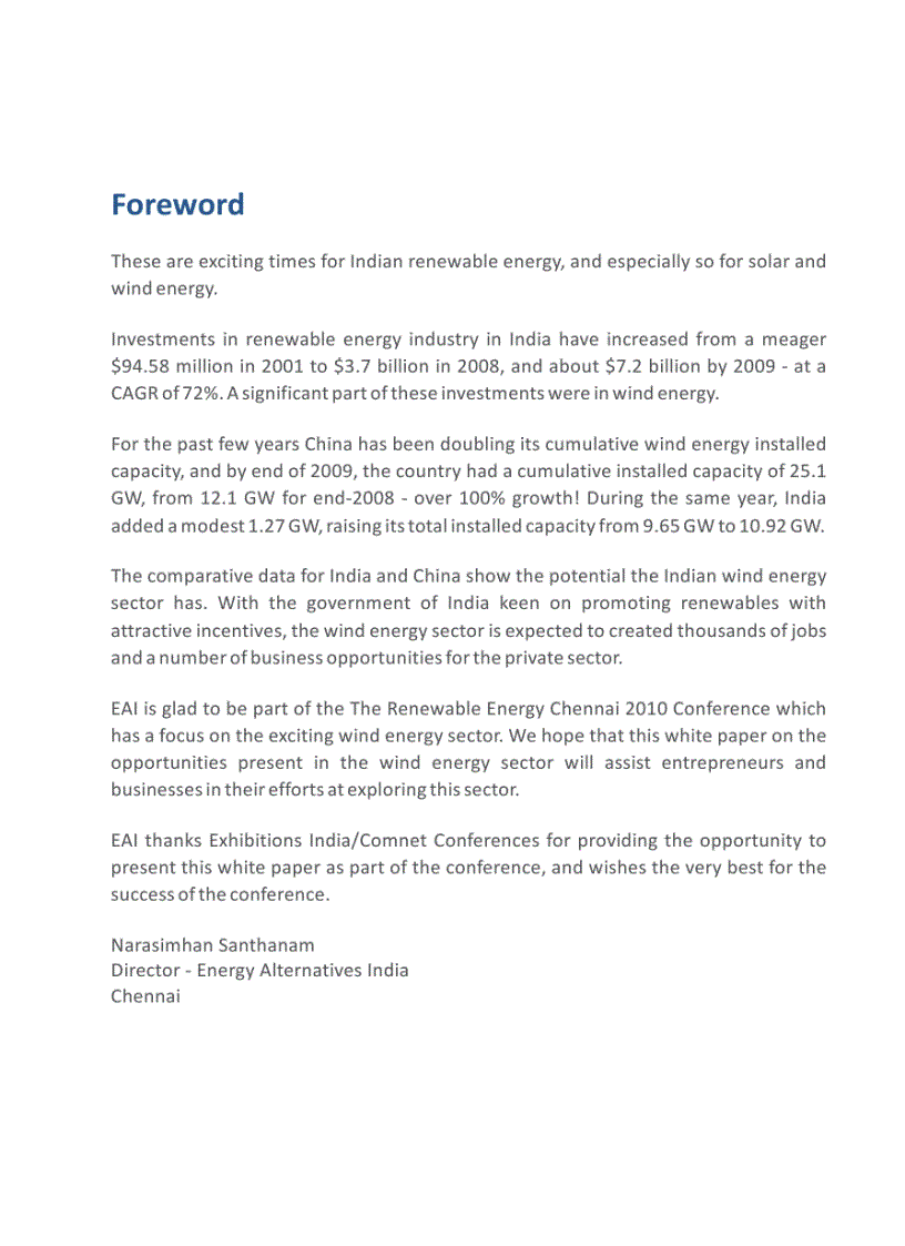 image for page An analysis of Opportunities in the Wind Power Value Chain